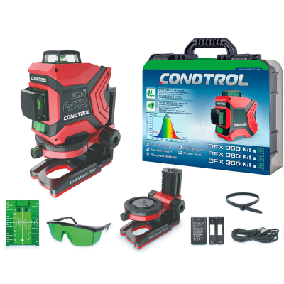 Лазерный нивелир CONDTROL GFX 360-3 Kit 